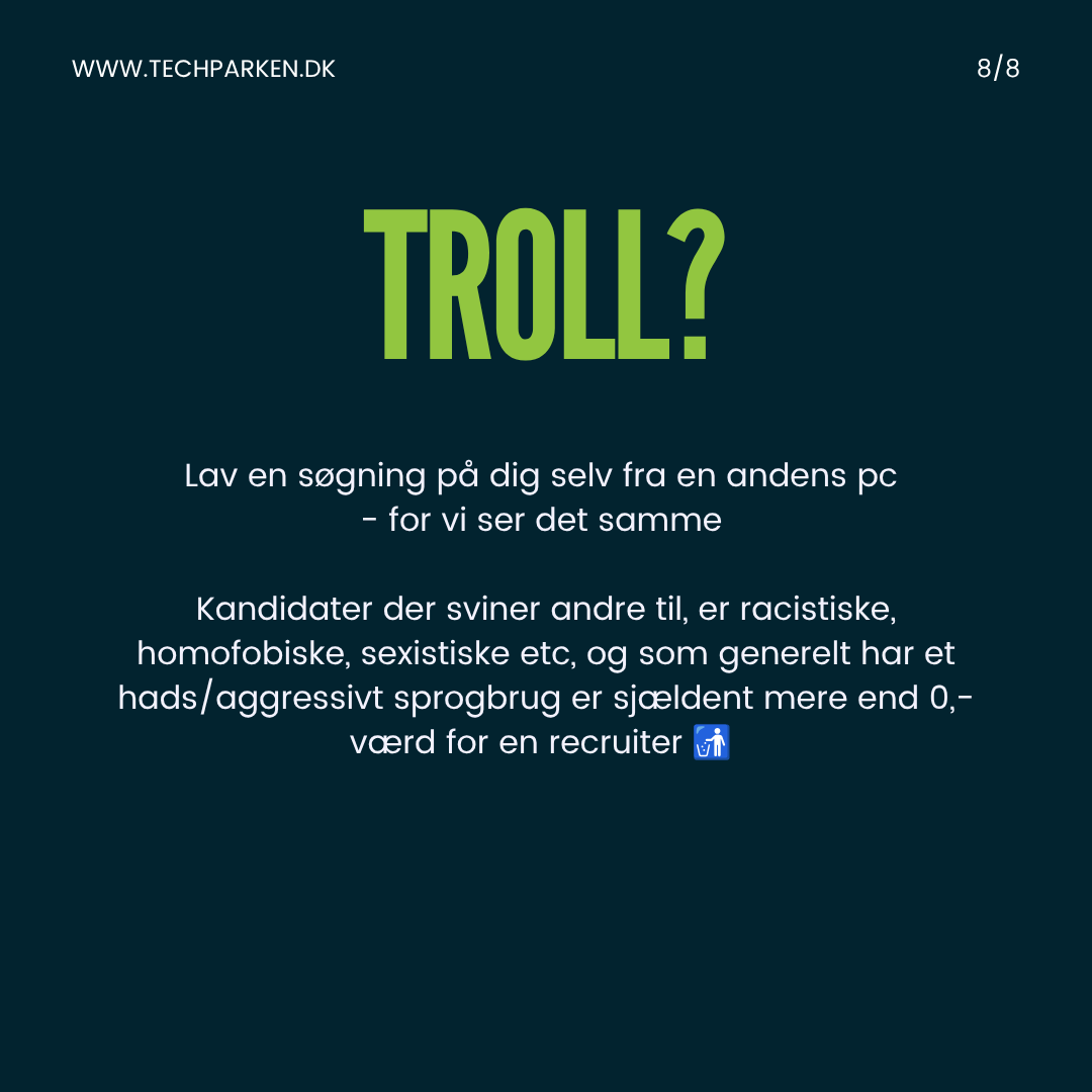 Sådan bliver du jobsøgende - slide 8
