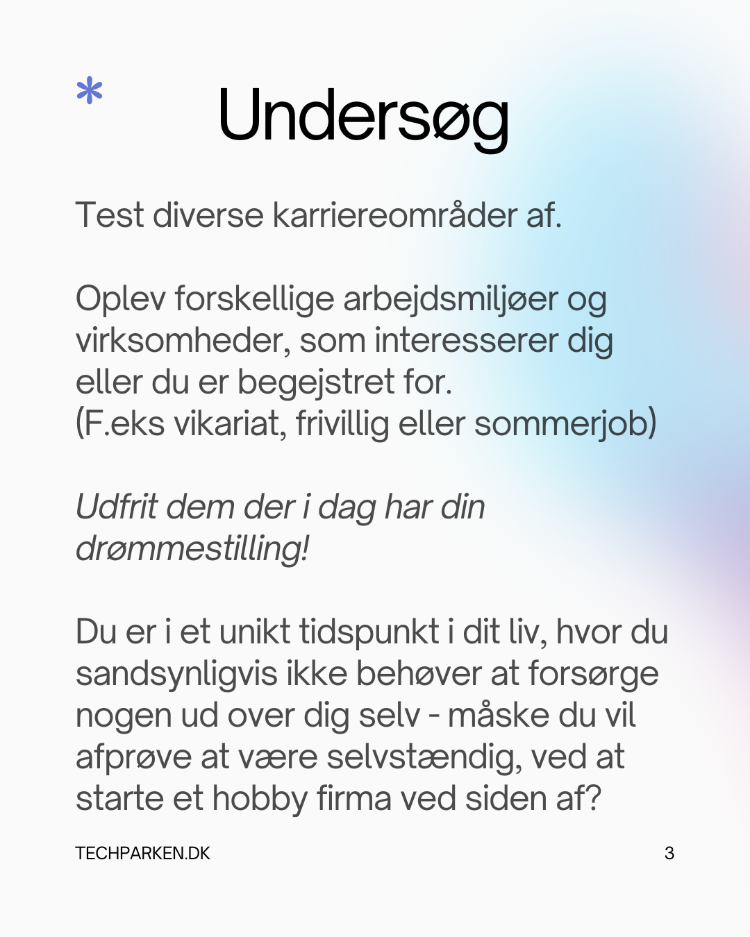Tips til de unge lige fra studiet – slide 3