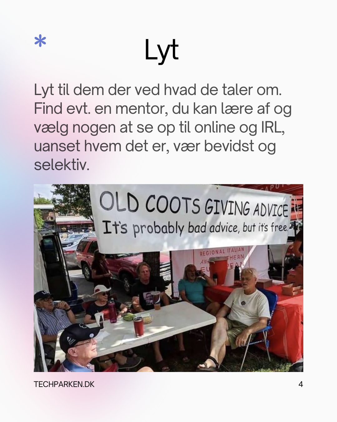 Tips til de unge lige fra studiet – slide 4