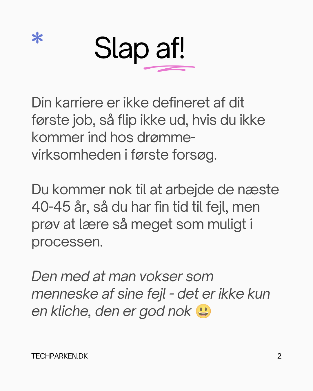 Tips til de unge lige fra studiet – slide 2