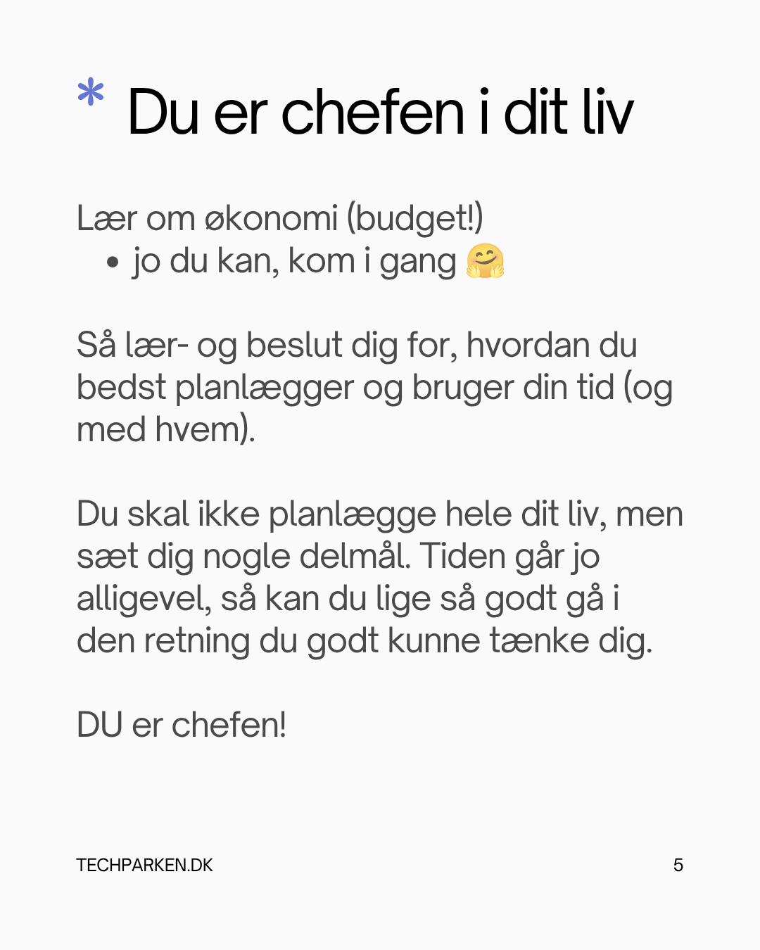 Tips til de unge lige fra studiet – slide 5