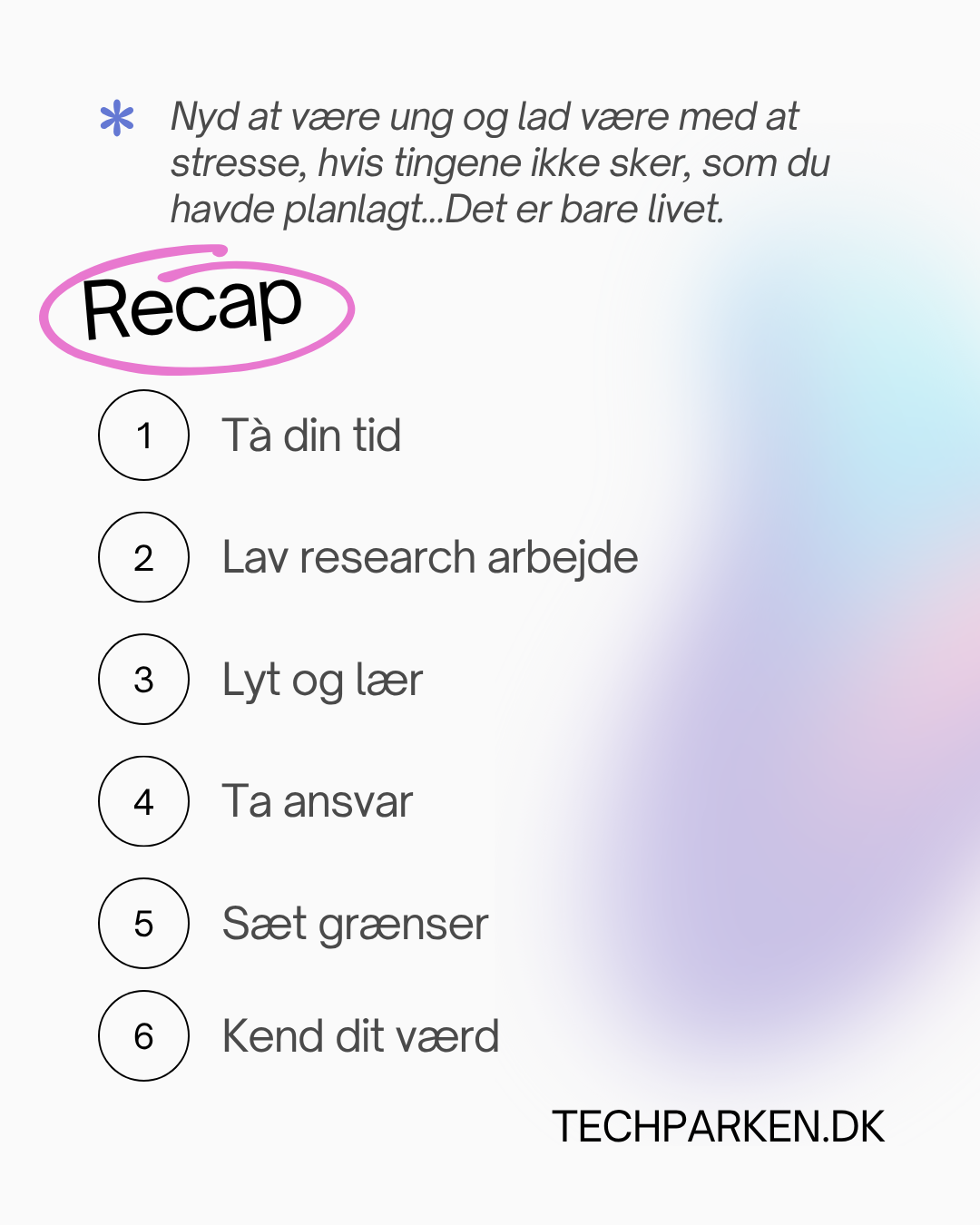 Tips til de unge lige fra studiet – slide 8